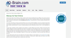 Desktop Screenshot of iq-brain.com